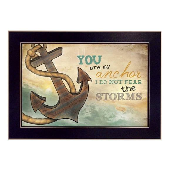 TrendyDecor4U You Are My Anchor By Marla Rae Printed Wall Art MA1006-712