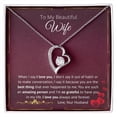 thumbnail image 1 of You Are the Best Thing That Ever Happened to Me - Forever Love Necklace - White Gold or Yellow Gold - Gift Box, 1 of 5