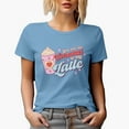 thumbnail image 1 of You Are the Caramel to My Latte, Retro Valentine's Day Art Merch Gift, Baby Blue T-Shirt, Medium, 1 of 5