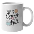 thumbnail image 1 of You Are the Cookies to My Milk, Valentines Day Coffee & Tea Gift Mug (11oz), 1 of 3