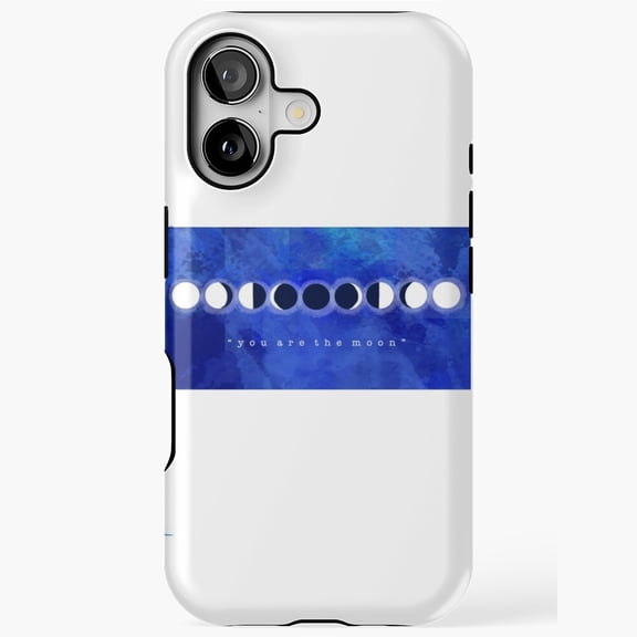 You Are the Moon Celestial Mystical Artistic Inspired iPhone Case for 11/12/13/14/15/17 Pro Max