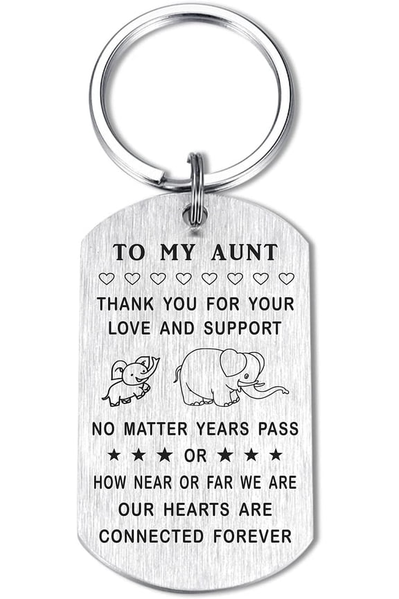 You Aunt Gifts Keychain, To My Favorite Aunt from Niece, Best Aunt Gifts for Birthday Christmas