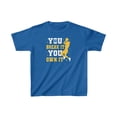 thumbnail image 1 of You Break it. you own it. for basketball Caitlin Clark Fans Kids Cotton Tee, 1 of 2