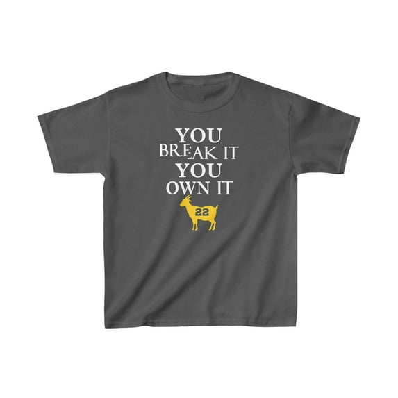 You Break it. you own it. for basketball Caitlin Clark Fans Kids Cotton Tee