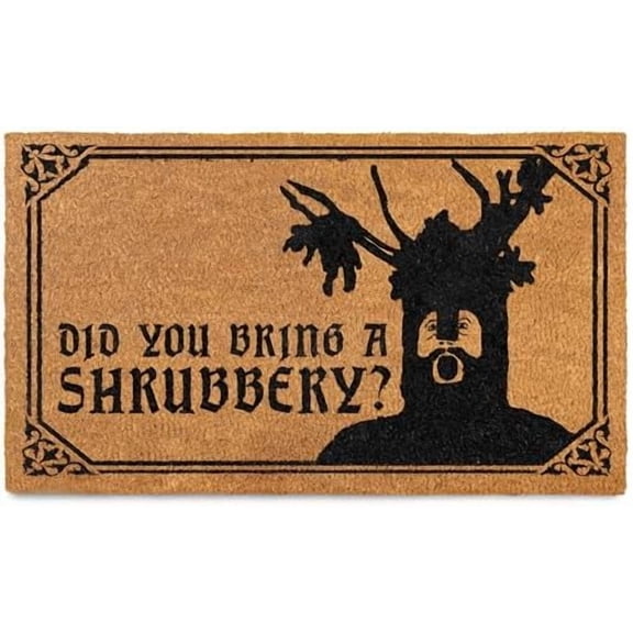Did You Bring a Shy Monty Door Mat 16x24 Inch, Funny Monty Doormat, Monty Gift, Monty and The Holy Grail Gift, Monty Merchandise, Nerd Welcome Mat, Geek Decor.