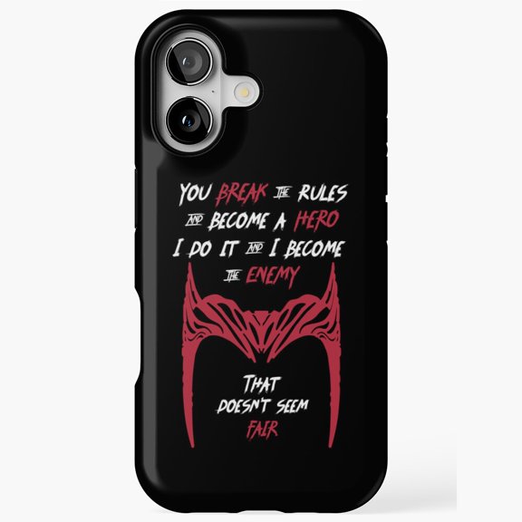 You Broke Rules and Became Hero Compatible Phone Case for iPhone 11–17 Pro Max