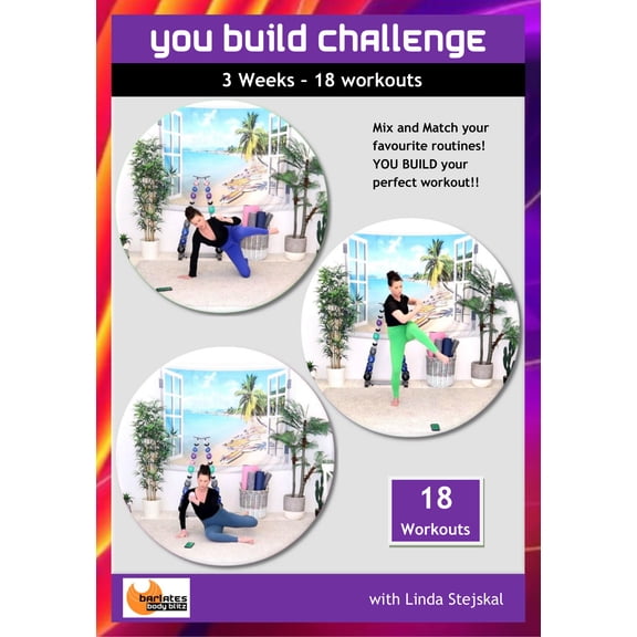 You Build 18 Workout Challenge (2 DVD Set) - Barlates Body Blitz - Linda Stejskal (Wooldridge)