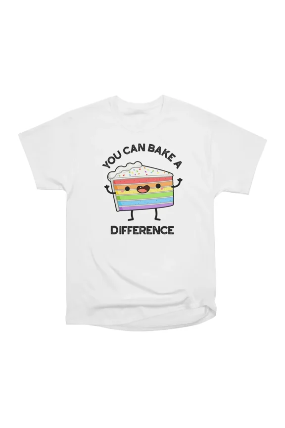 You Can Bake A Difference Funny Cake Puns T-Shirt Tee Gift For Him Merch For Her Apparel F