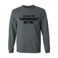 thumbnail image 1 of You Can Be My Wingman Anytime Adult Long Sleeve T-shirt, 1 of 3