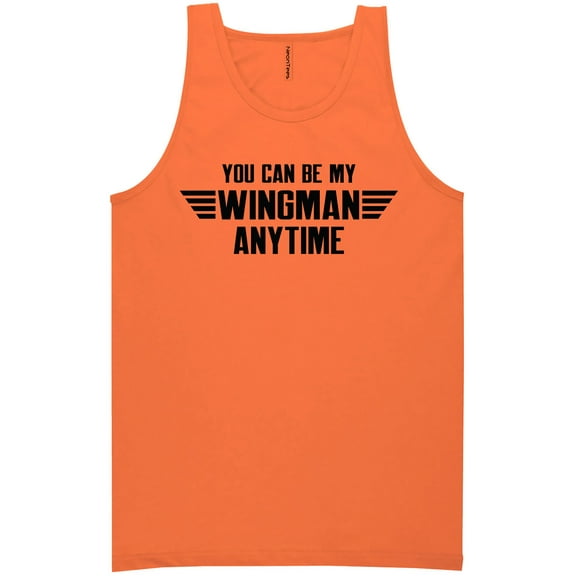 You Can Be My Wingman Anytime Neon Tank Top
