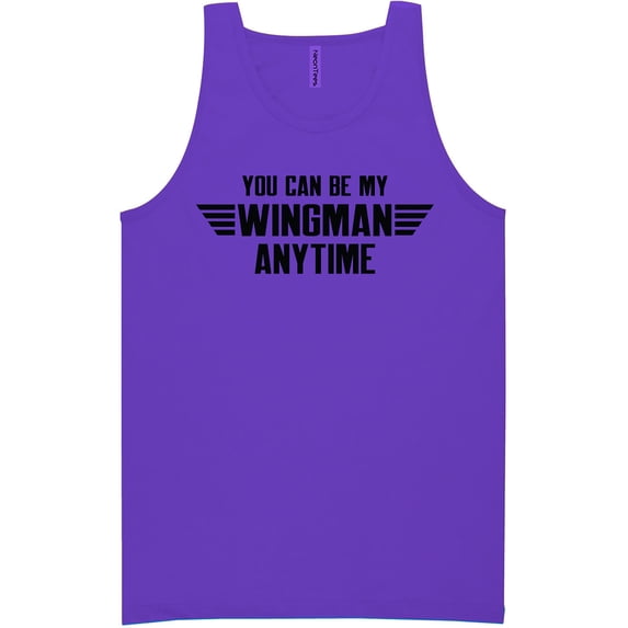 You Can Be My Wingman Anytime Neon Tank Top