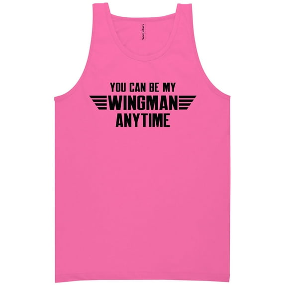 You Can Be My Wingman Anytime Neon Tank Top