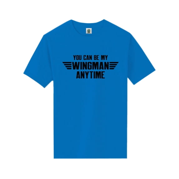 You Can Be My Wingman Anytime Short Sleeve Neon T-Shirt