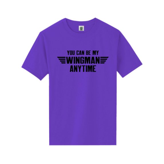 You Can Be My Wingman Anytime Short Sleeve Neon T-Shirt