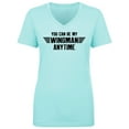 thumbnail image 1 of You Can Be My Wingman Anytime Womens V-Neck T-Shirt, 1 of 3