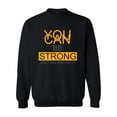 thumbnail image 1 of You Can Be Strong Quote Sweatshirt Men -Image by Shutterstock, Male Small, 1 of 4