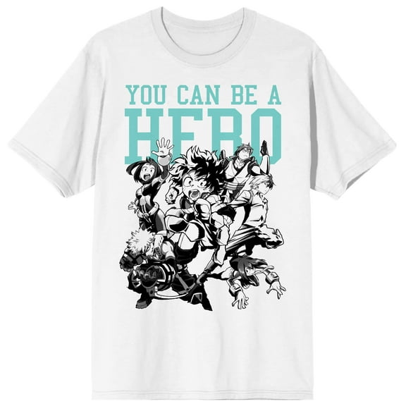You Can Be a Hero My Hero Academia White Graphic Tee - 3XL