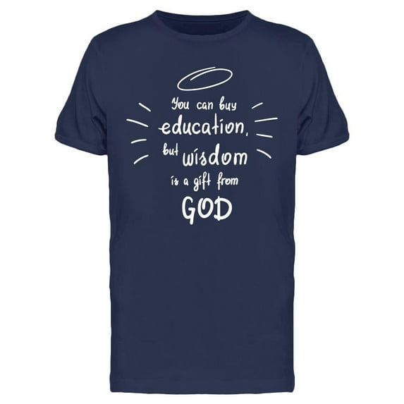 You Can Buy Education T-Shirt Men -Image by Shutterstock, Male XX-Large