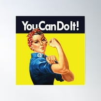 You Can Do It Poster Wall Art, Modern Wall Decor For Living Room Bedroom, 30x30 UNFRAMED