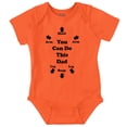 thumbnail image 1 of You Can Do This Dad Diaper Change Romper Boys or Girls Infant Baby Brisco Brands 24M, 1 of 6