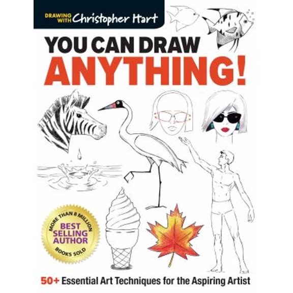 Pre-Owned You Can Draw Anything!: 50+ Essential Art Techniques for the Aspiring Artist (Paperback) 1684620074 9781684620074