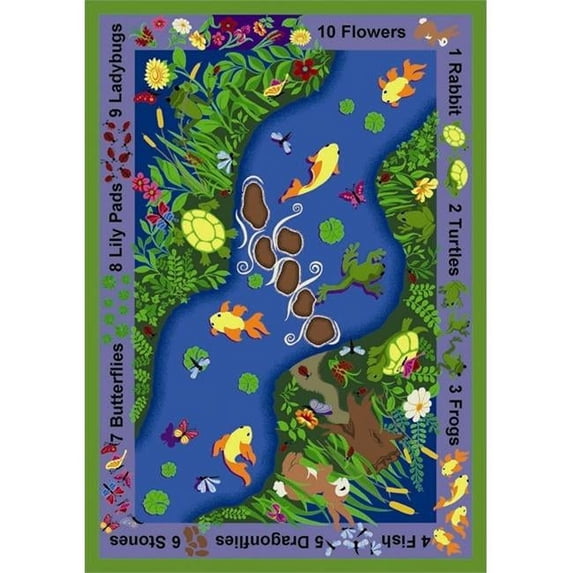 You Can Find 7 ft.8 in. x 10 ft.9 in. WearOn Nylon Machine Tufted- Cut Pile Educational Rug