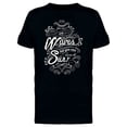 thumbnail image 1 of You Can Learn To Surf, Quote Tee Men's -Image by Shutterstock, 1 of 2