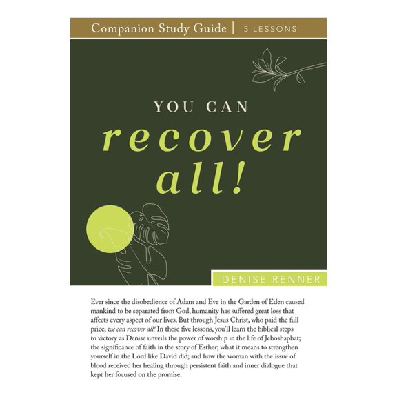 You Can Recover All! Study Guide, (Paperback)
