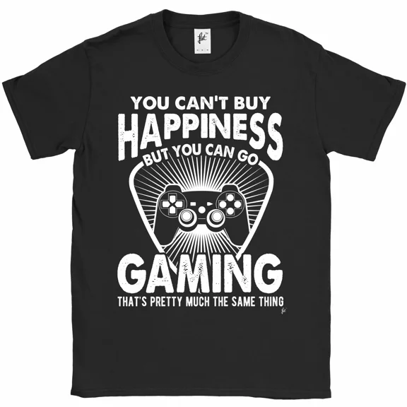 You Can’t Buy Happiness but Gaming Helps Fun Video Game Enthusiast Unisex T-Shirt up to size 5XL