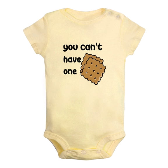 You Can't Have One Funny Rompers For Babies, Newborn Baby Unisex Bodysuits, Infant Jumpsuits, Toddler 0-12 Months Kids One-Piece Oufits (Yellow, 18-24 Months)