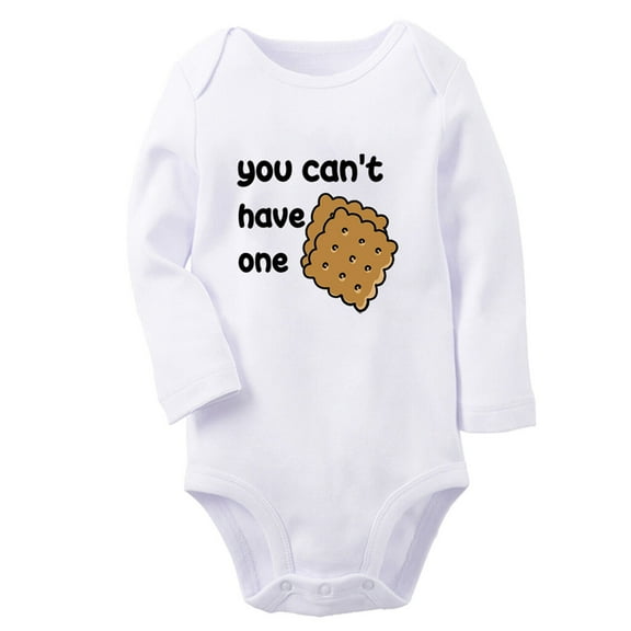 You Can't Have One Funny Rompers, Newborn Baby Unisex Bodysuits, Infant Jumpsuits, Toddler 0-12 Months Kids Long Sleeves Oufits (White, 6-12 Months)