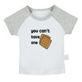 thumbnail image 1 of You Can't Have One Funny T shirt For Baby, Newborn Babies T-shirts, Infant Tops, 0-24M Kids Graphic Tees Clothing (Short Gray Raglan T-shirt, 0-6 Months), 1 of 4