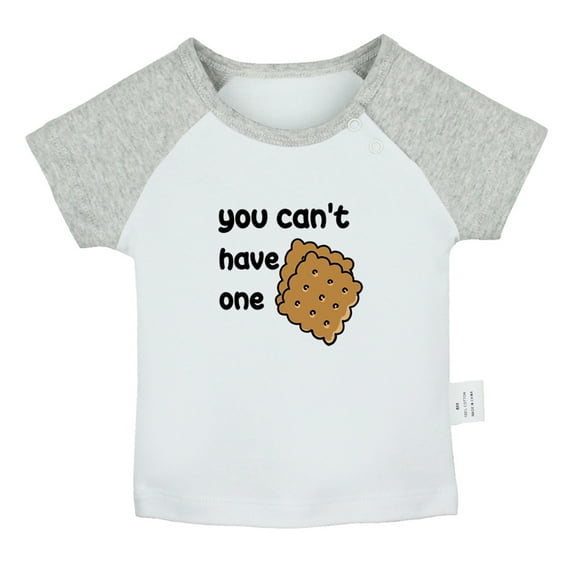 You Can't Have One Funny T shirt For Baby, Newborn Babies T-shirts, Infant Tops, 0-24M Kids Graphic Tees Clothing (Short Gray Raglan T-shirt, 12-18 Months)
