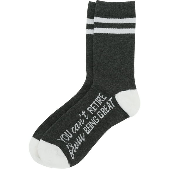 Pavilion Gift Company - You Can't Retire - M/L Crew Socks