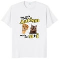 thumbnail image 1 of You Can't Spell Autism Without U And I T Shirt Funny Cat Meme Trend T-shirt Casual 100% Cotton Soft Unisex Tee Tops EU Size, 1 of 5