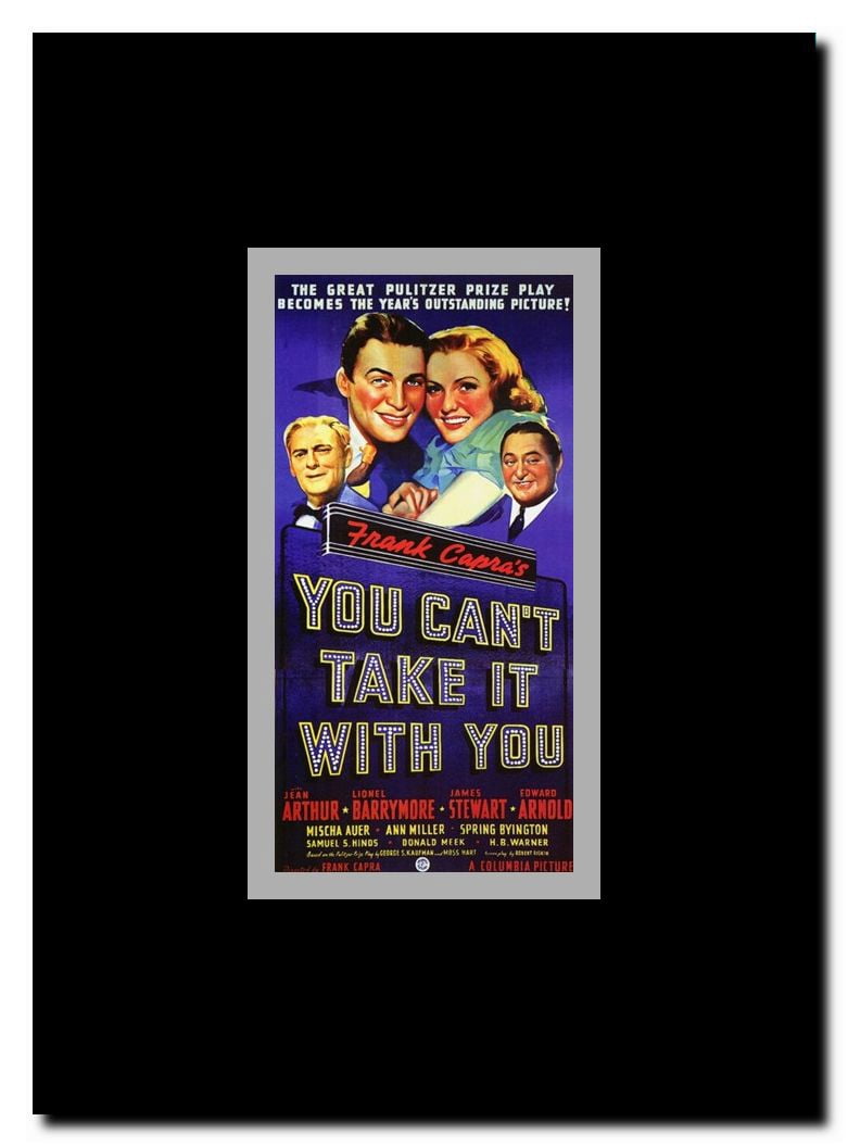 You Can't Take it with You Framed Movie Poster