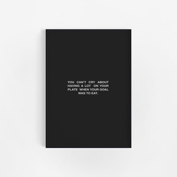 You Can't Complain About Having A Lot Black Sign, Entrepreneur Motivation Posters, Gym Motivation Wall Art, Handmade Motivational Posters , Poster Print Only