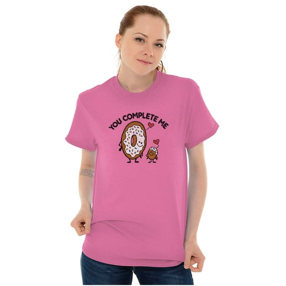 You Complete Me Funny Valentines Day Women's Plus Size Graphic Tee Brisco Brands 5X