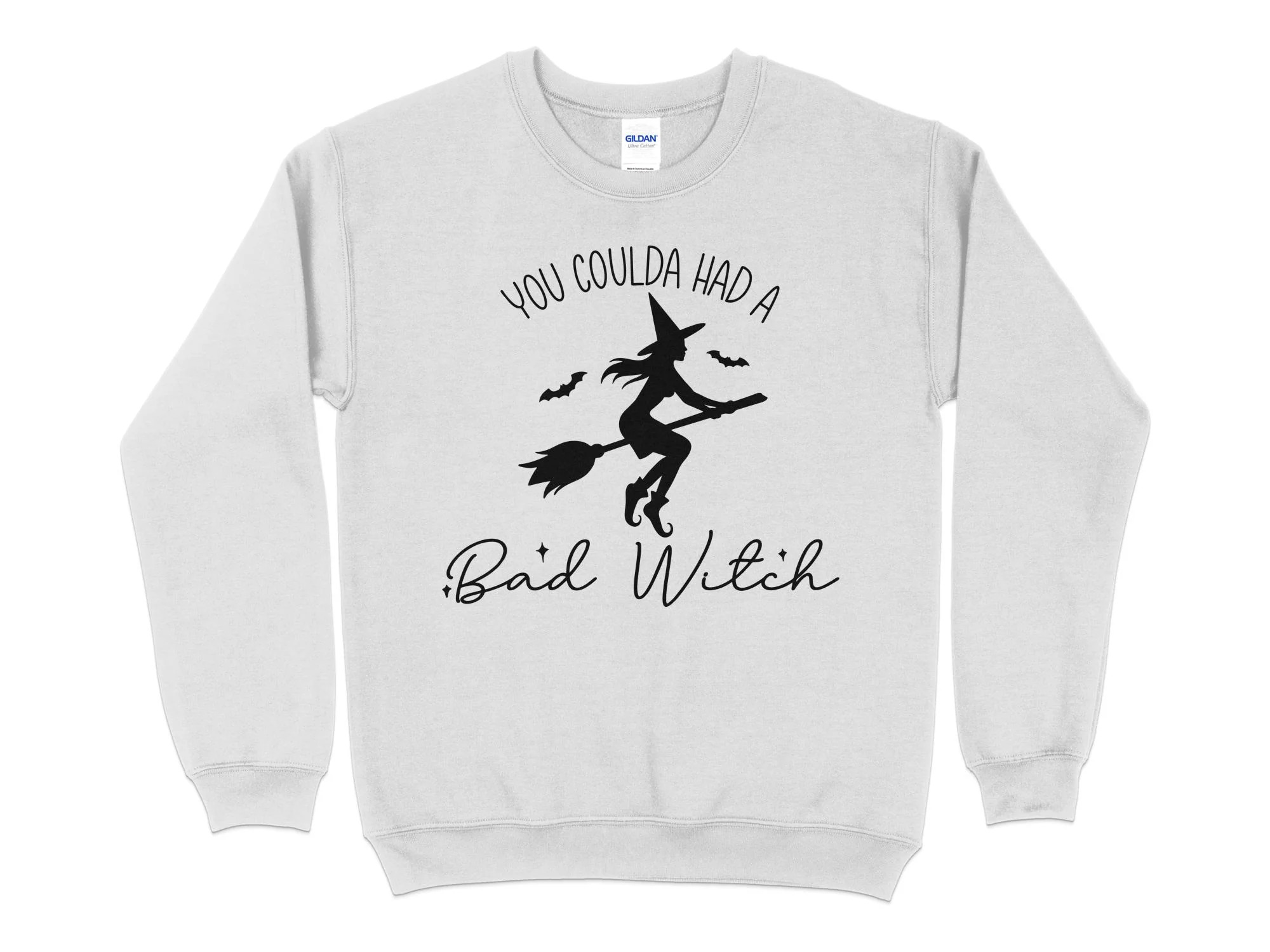 You Coulda Had a Bad Witch Halloween Sweatshirt Walmart