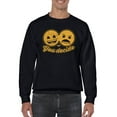 thumbnail image 1 of You Decide - Dual Mood Emoji Retro Graphic Men's Sweatshirt, 1 of 4