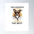 thumbnail image 1 of You Deserve The Best Poster Wall Art, Modern Wall Decor, 12x18 UNFRAMED, 1 of 3