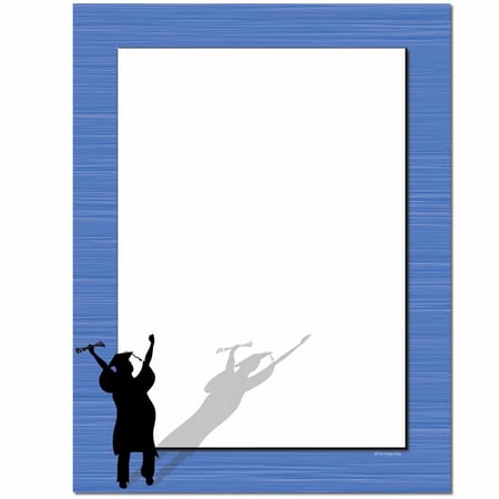 You Did It Grad Letterhead Laser & Inkjet Printer Paper, 25 Sheets per Pack