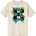 thumbnail image 1 of You Do You Adult Natural Crew Neck Short Sleee Tee-Small, 1 of 2