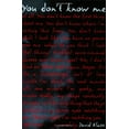 thumbnail image 1 of Pre-Owned You Don't Know Me (Paperback) 0064473783 9780064473781, 1 of 1