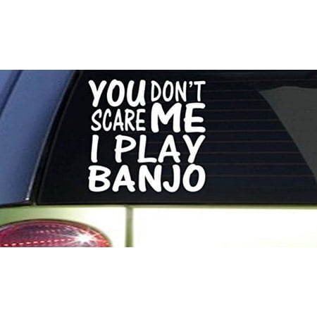 You Don't Scare me Banjo *I150* 6" Sticker ballet dancer dance