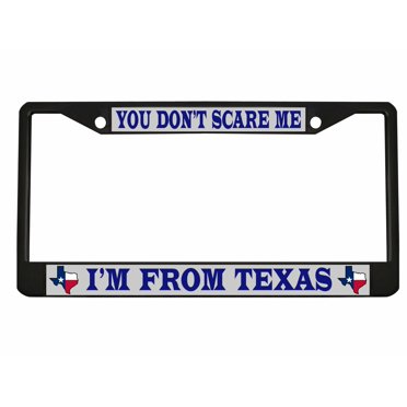 WEST Texas Texas Style Heavy Duty Metal License Plate Frame ...
