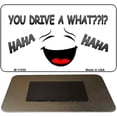 thumbnail image 1 of You Drive A What Novelty Metal Magnet M-11050 3.5" x 2" Magnet (M), 1 of 1