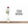 thumbnail image 1 of You Are My Flip To My Flop Princess Queen Sweet Dreams Bedtime Unicorn Lovely Dear Dream Holiday Gift Decorating Ideas Girl Boy Bedroom Wall Decal Sticker - Size: 14 Inch x 20 Inch, 1 of 3