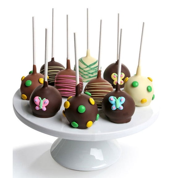 From You Flowers - Spring Chocolate Dipped Cake Pops - 10 Pieces for Mother's Day, Birthday, Anniversary, Get Well, Congratulations, Thank You, All Occasions