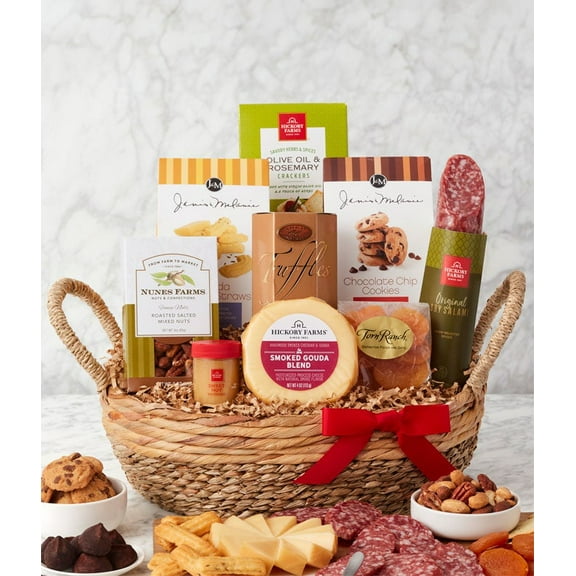 From You Flowers - Sweet & Savory Snackin' Gift Basket for Birthday, Anniversary, Get Well, Congratulations, Thank You, All Occasions
